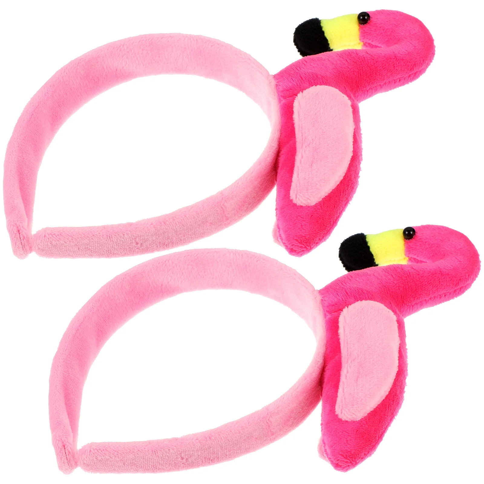 

2Pcs Flamingo Headband Impressive Decorative Feeling for Beach Celebrations Flamingo Headband Hair Accessories for Women