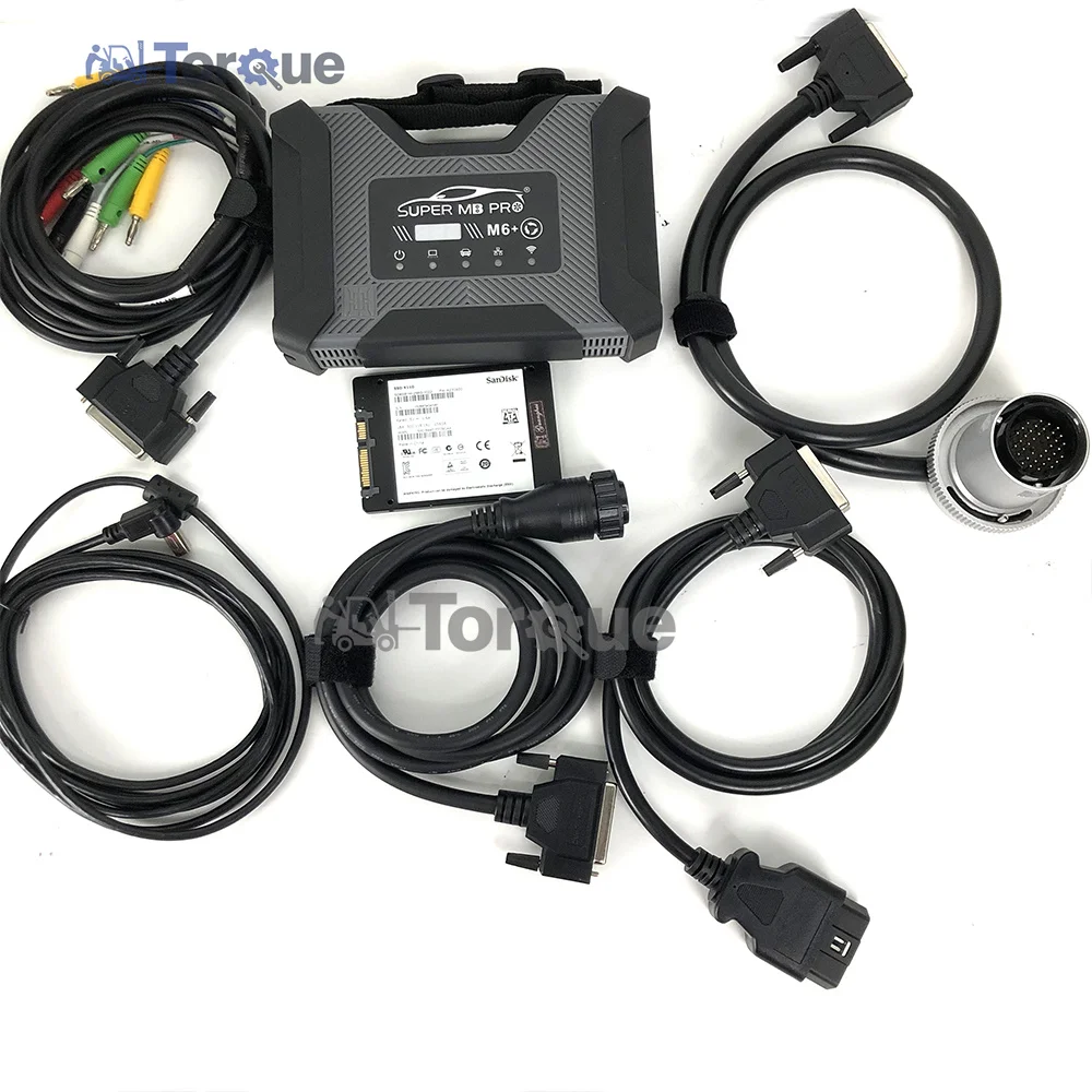 Full Chip Xentry MB Star M6 DOIP SD Connect for Benz Car & Truck Auto Diagnostic-Tool (12V+24V) WIFI Diagnosis