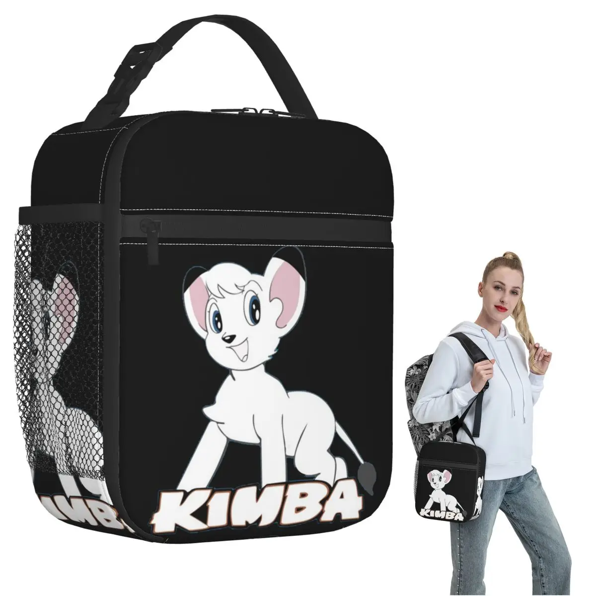 

Термосумка для обедов Kimba White Lion для женщин и детей, герметичная, для еды, термосумка-тоут