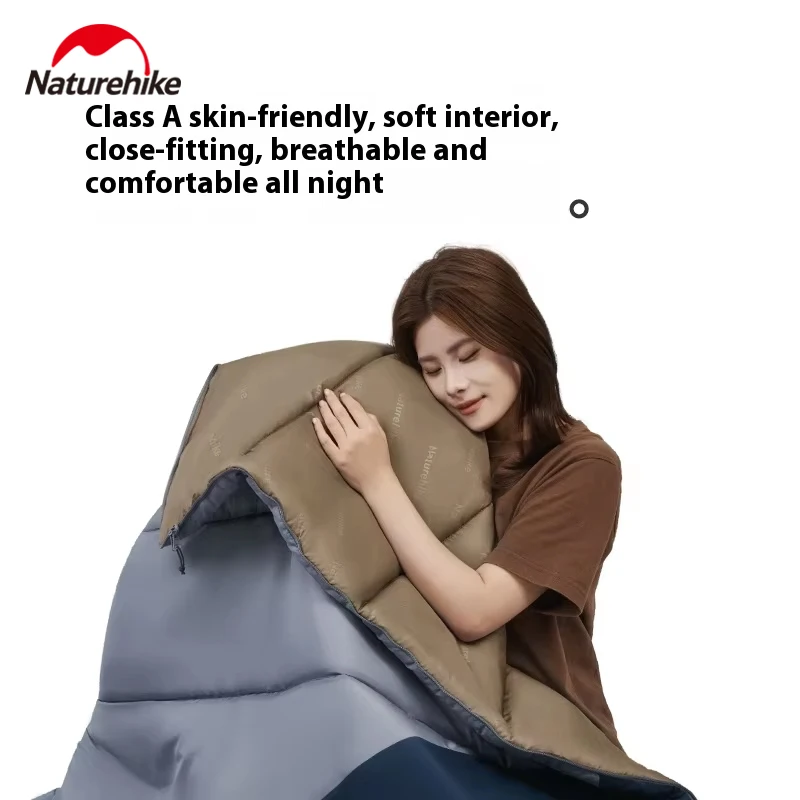 Naturehike Sunny Pl02 Envelope Hat Sleeping Bag Heat Storage Warmth Insulation Moisture Proof Guide With Lock PulleChunya Textil