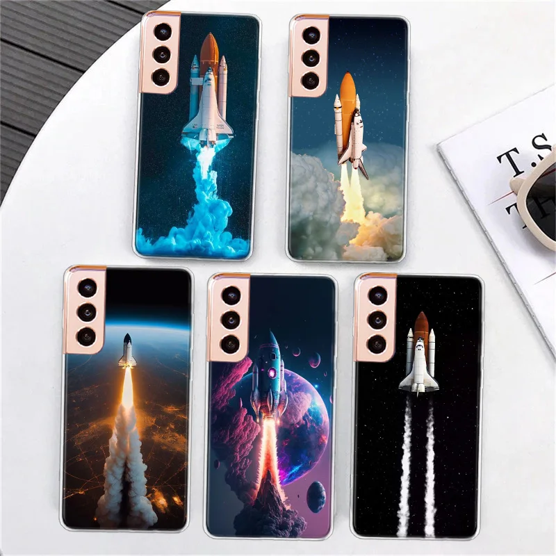 Space Shuttle Navigation Phone Case For Samsung A15 A25 A35 A55 A05S A03 A03S A04 A04S A13 A14 A23 A24 A33 A34 A53 A54 A73 A10