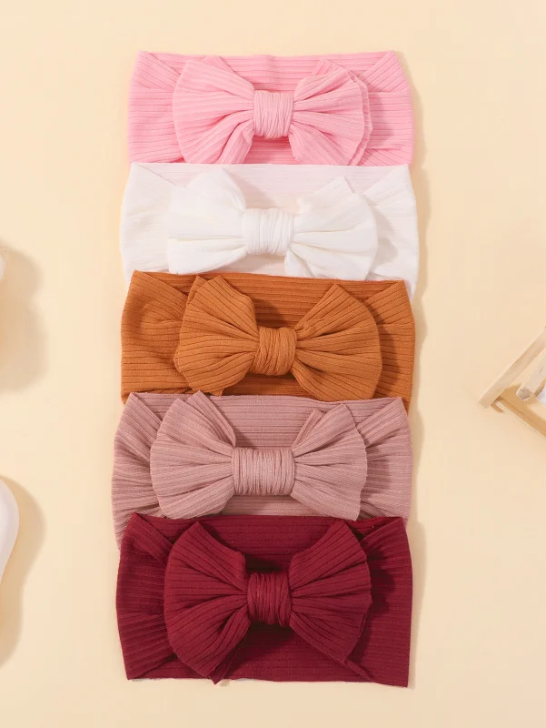 4 قطعة/المجموعة 0-3Y Headbands الشيفون زهرة لينة Strecth رباط شعر اليدوية للطفل حديثي الولادة رئيس التعادل الرضع فاتنة إكسسوارات الشعر