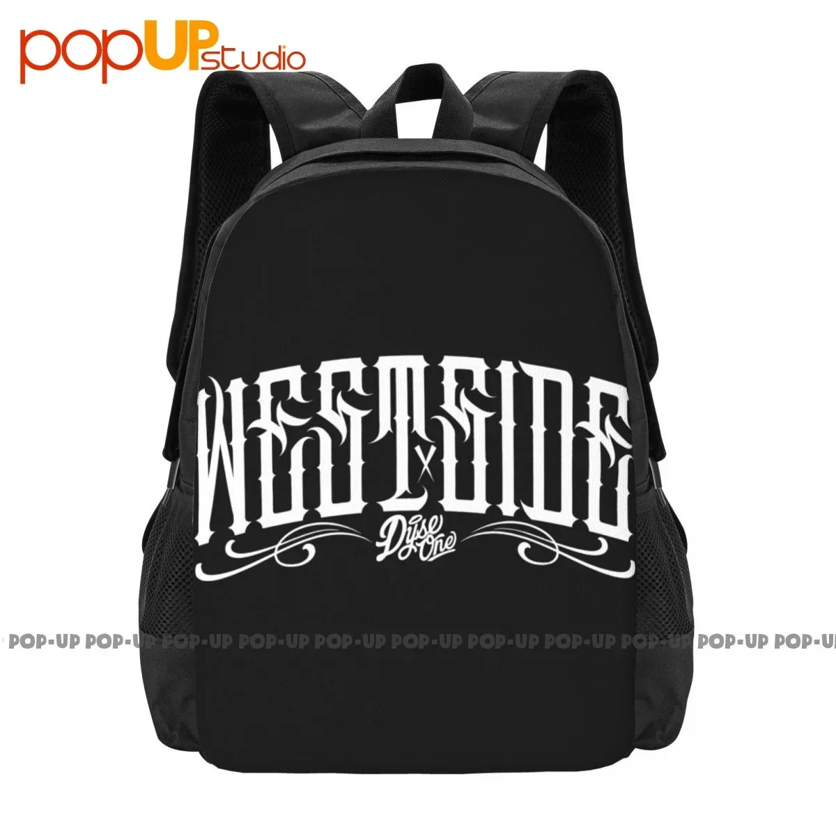 West Side Dyse One Chicano Rap Gangster Lowrider Westside P-477 Backpack Large Capacity Bookbag Beach Bag