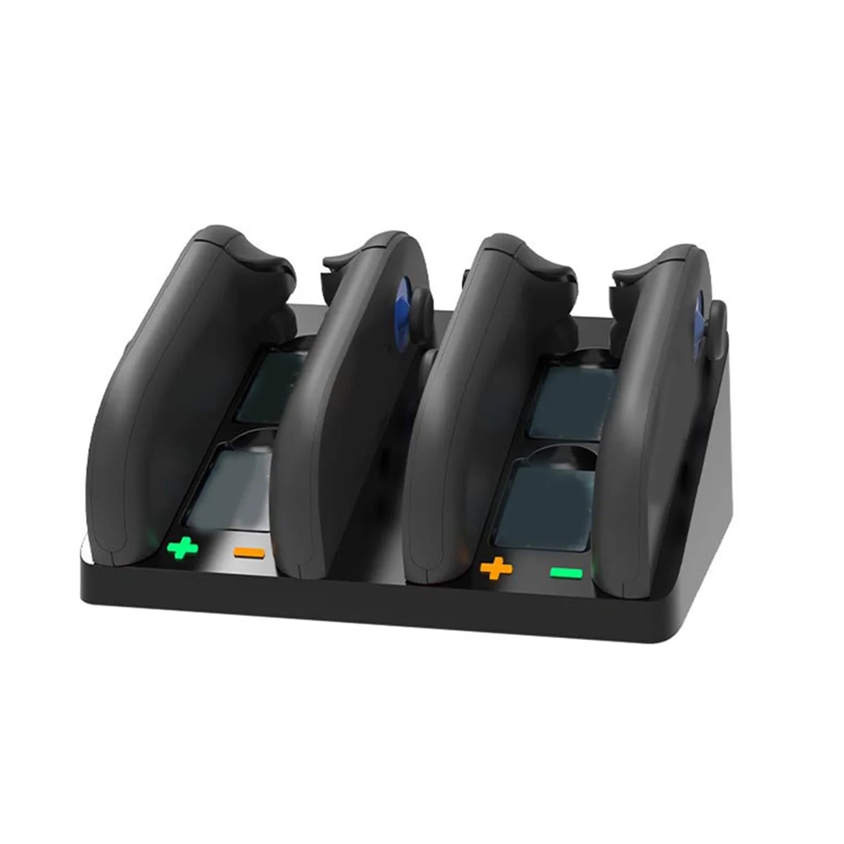 

Docking Station for 2 Charges 4 Joycon Controllers Includes 4 Game Card Slots Enhanced Gaming Accessory