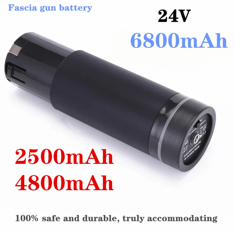 

Original 24V 2500-6800mAh rechargeable lithium-ion battery suitable for massage gun upgraded battery fascia gun accessories