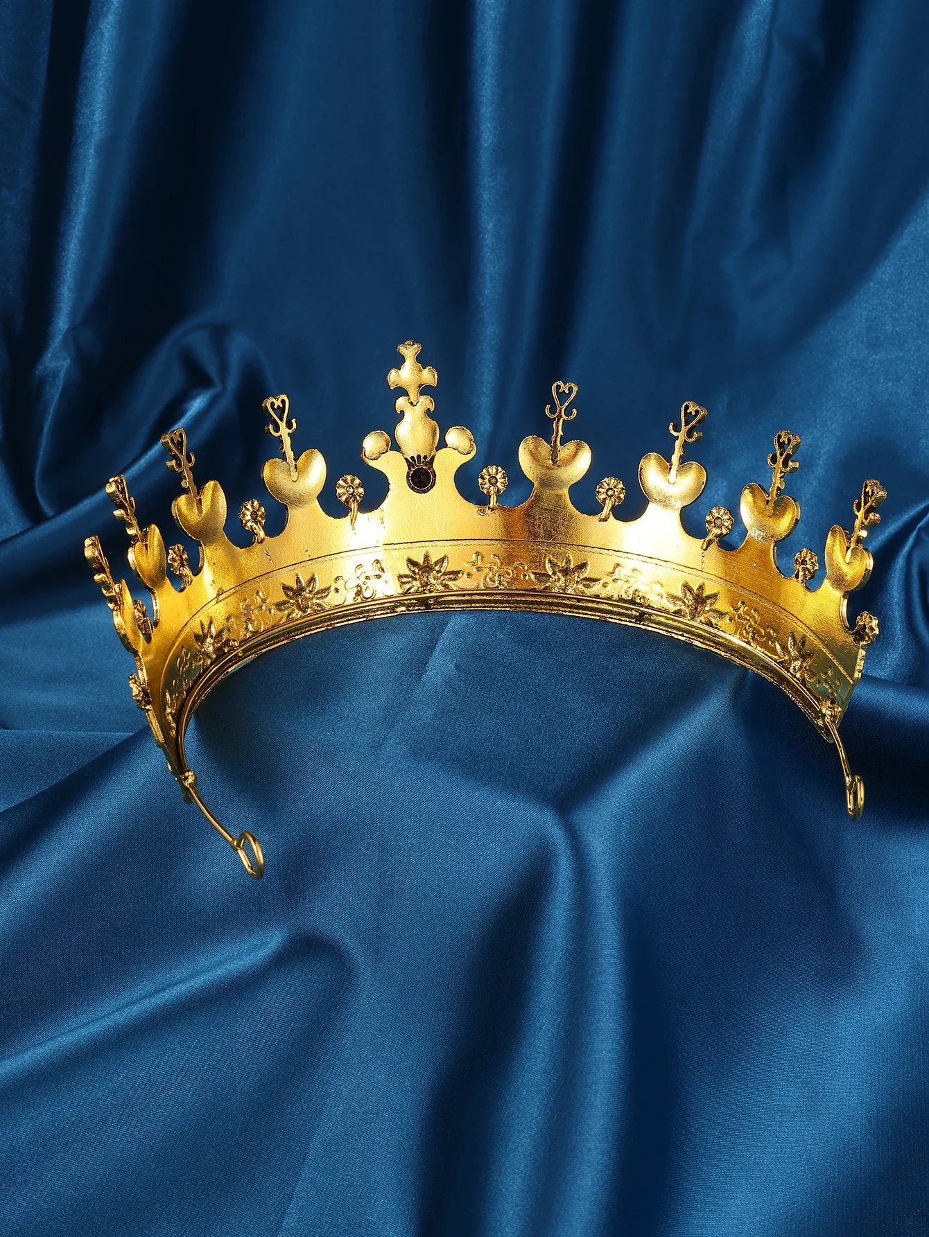 1pcs Medieval King Crown for Men, Women and Kids, Stage Cosplay Crown Halloween Prop Party