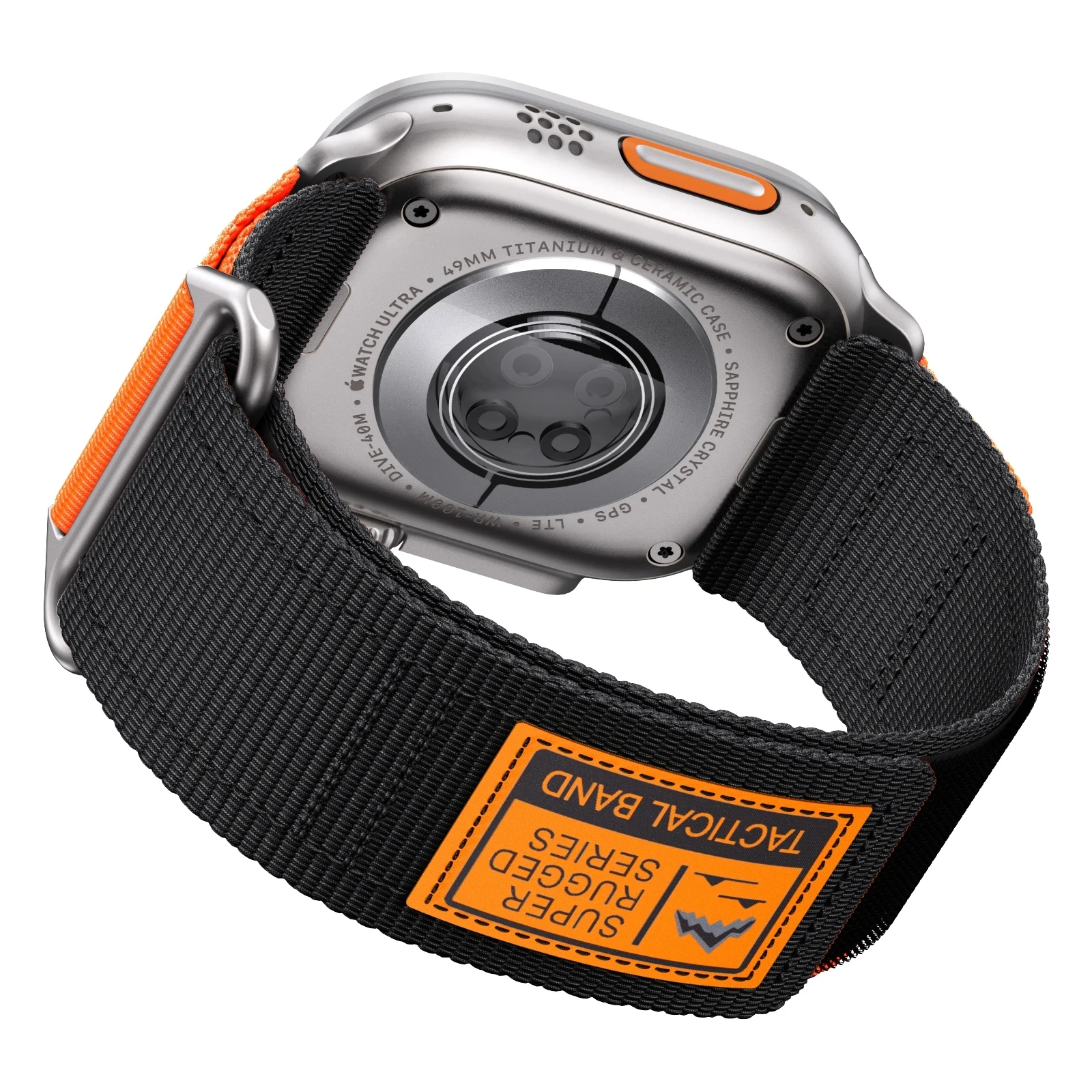 Armband für Apple Watch Band 45 mm 44 mm Ultra 49 mm 42 mm 44 45 mm breites Nylon Iwatch Series10 9 Se 8 2 Correa Armband