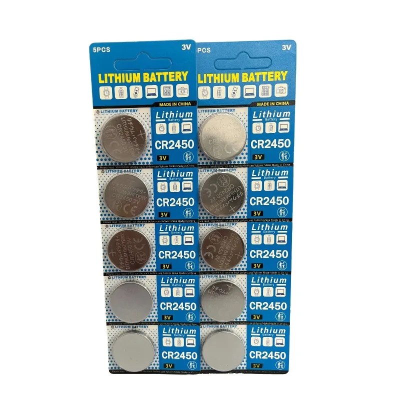 3 فولت CR2450 زر بطارية ليثيوم عملة ساعة بطارية CR2450 5029LC LM2450 DL2450 CR2450N BR2450 550mAh #4