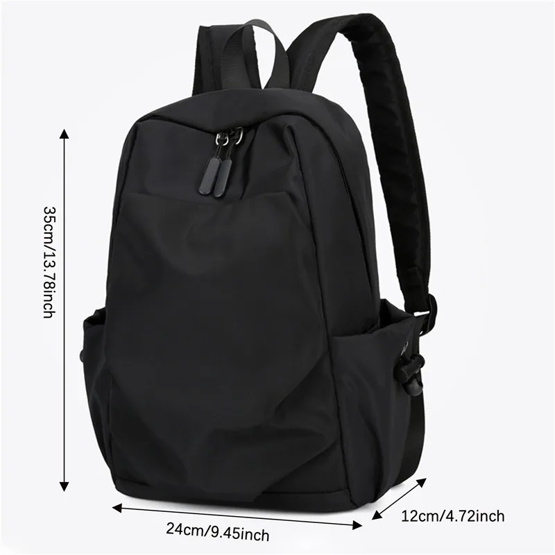 Mini Men\'s Backpack Fashion Small Black Shoulder School Bag for Man 2023 Canvas Designer Waterproof Sports Travel Male Backpacks