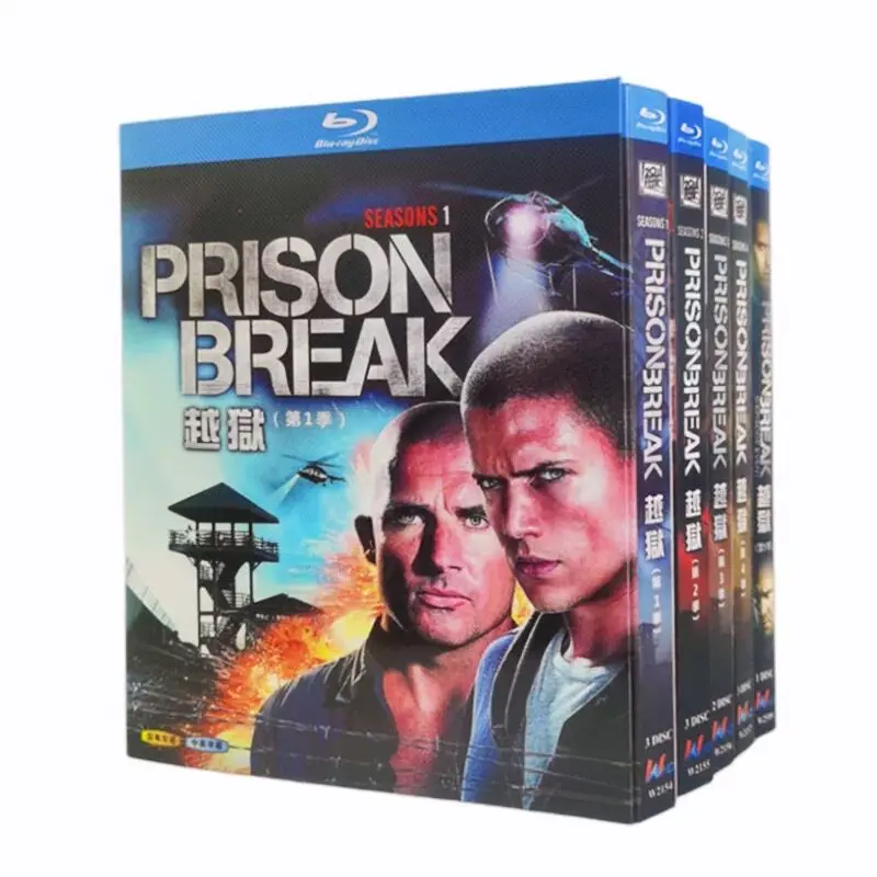 

Prison Break Seasons 1-5 Complete Series Blu-ray High Definition US TV Series BD Discs 12-Disc Box Set