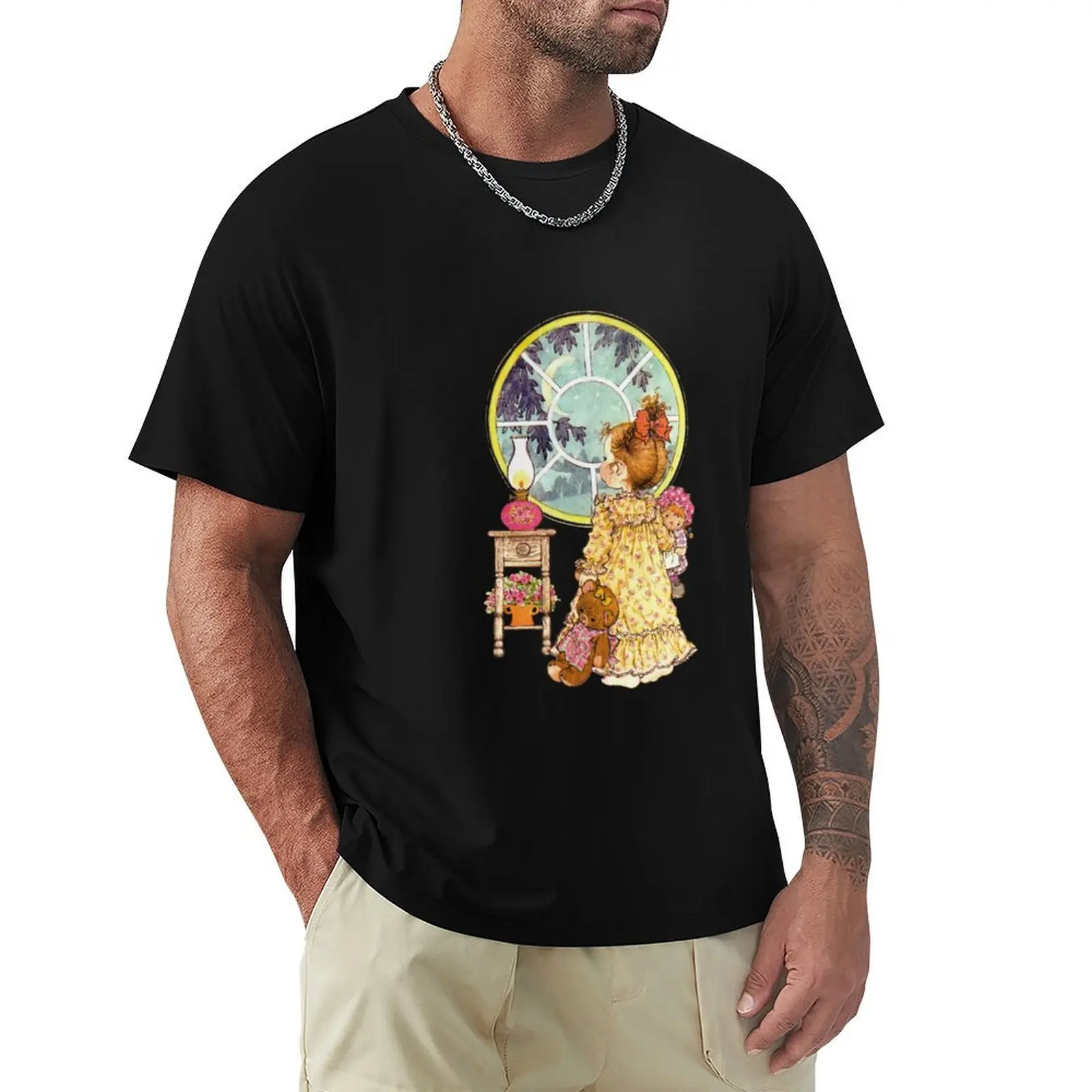 Sarah Kay with dolls T-Shirt summer 2025 T-shirts man plain white t shirts men
