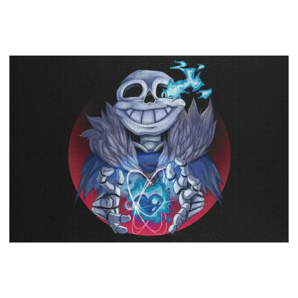 

Undertale Sans the Skeleton Jigsaw Puzzle Christmas Gifts Wood Name Puzzle