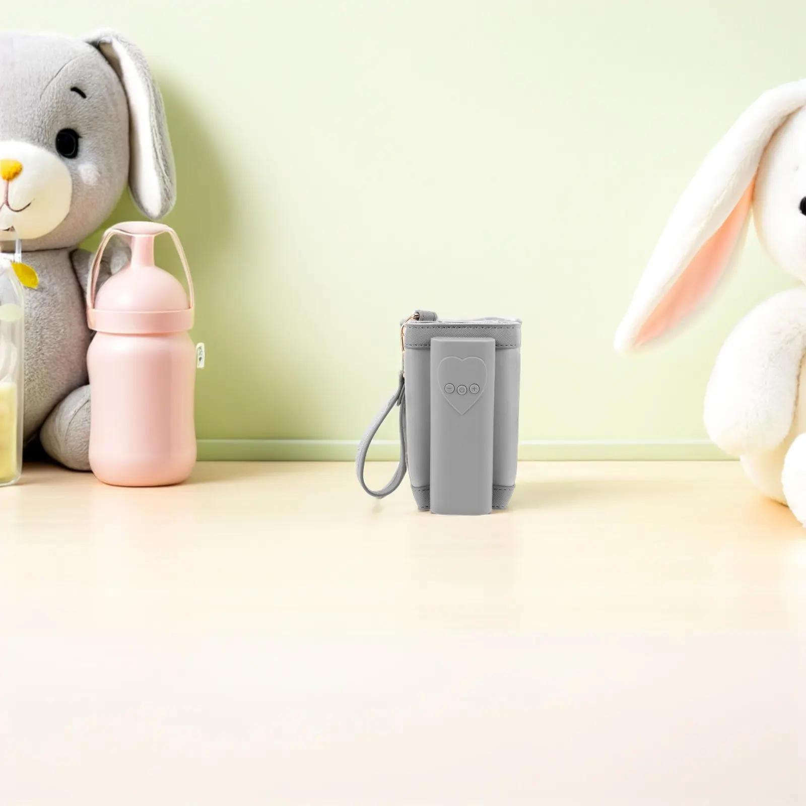 USB Portable Baby Bottle Warmer Cover for Travel - Intelligent Constant Heating Milk Bottle Sleeve Keeps Breastmilk Warm on The