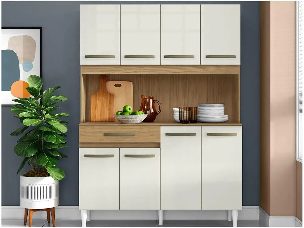 Kompakte küche aramobile cleo 8 türen