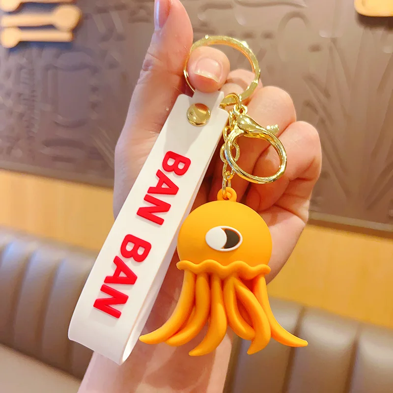 Garden of Banban Keychian Cute Anime Figure Doll Keyring Pendent Car Key Chians Accessories Kawaii Toy Gift for Men Women