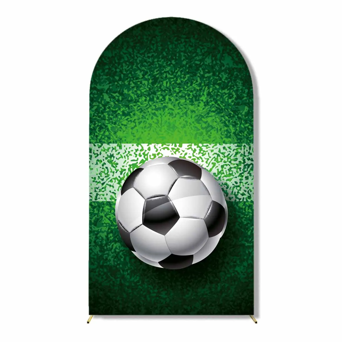 

Football Arch Cover Soccer Backdrop Stand Covers Round Top Cover Stage Background Frame Decoration League Competition Game