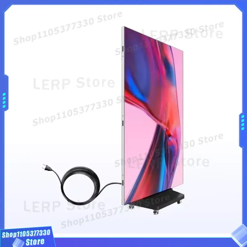 P1.53 Indoor LED Display Screen Portable Three Fold Removable HDR10 Plus Support 600cd Brightness Advertising Video Wall