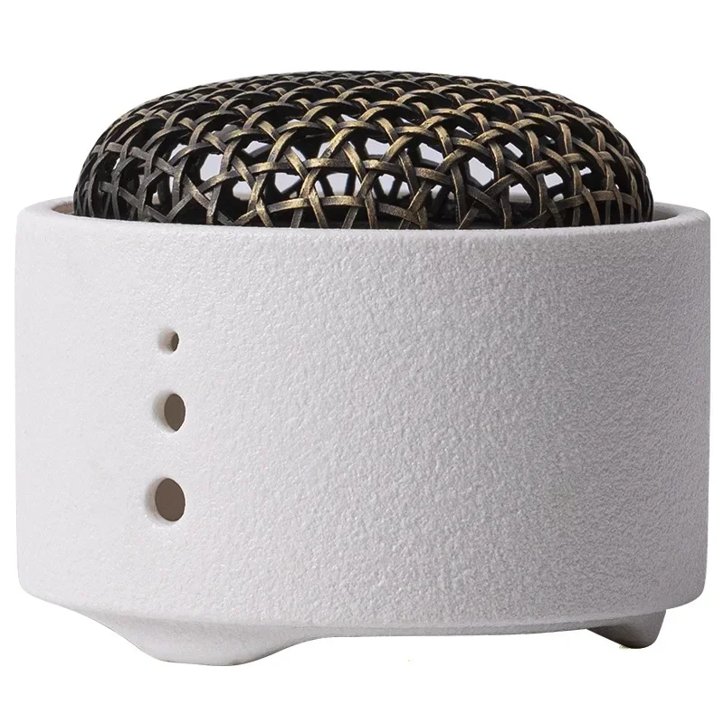 Ceramic Incense Burner, Zen Inspired Retro Stove, Home Decoration, Ashtray, Desktop Decoration, Mesh Cover, Incense Board view 6