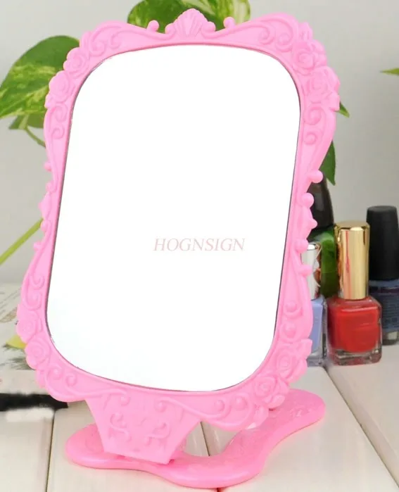 Desktop makeup mirror for photography, simple folding large mirror