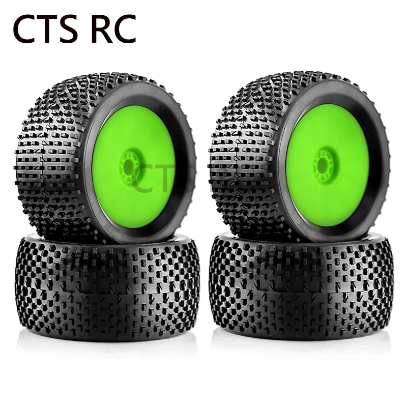 4pcs 140mm 1/8 RC Racing Car Off-Road Buggy Tires Wheel 17mm Hex for ARRMA Redcat Team Losi Kyosho VRX HPI WR8 HSP Hobao