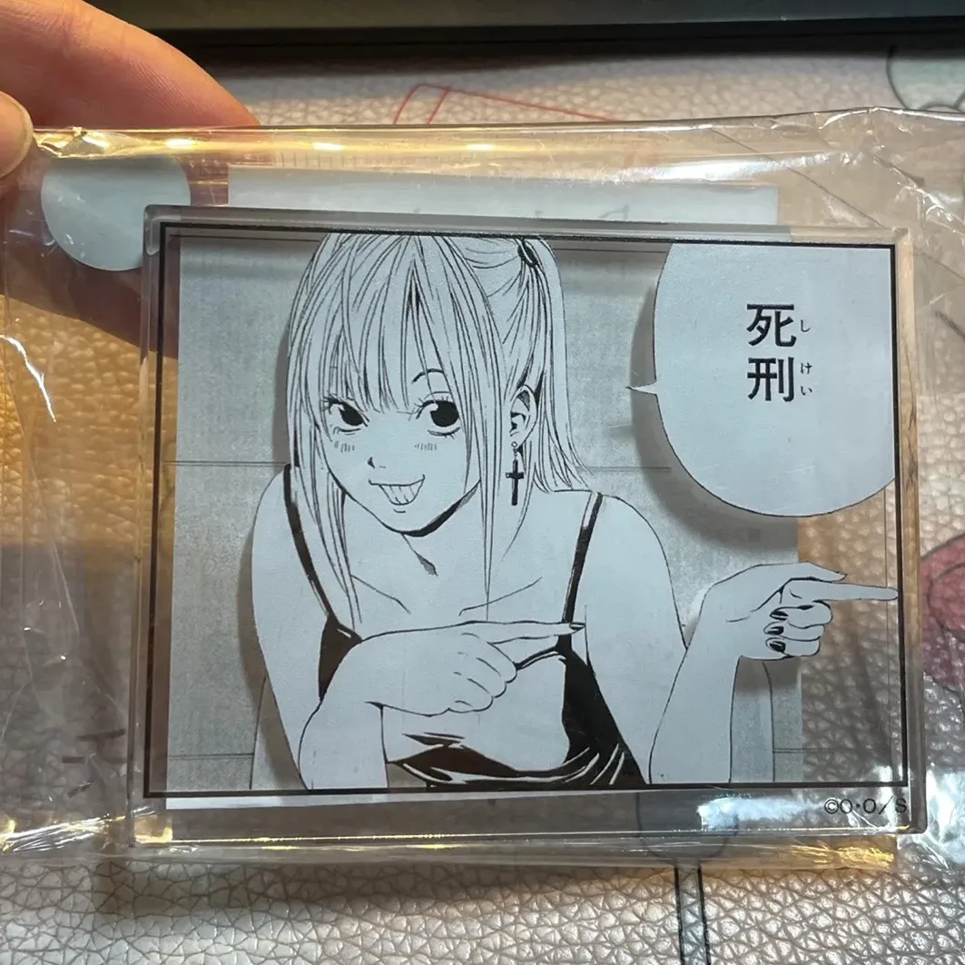 Amane Misa Acrylic Card DEATH NOTE Anime Goods Collection Funny Transparent Cards Cute Group Photo Card Shooting Prop Display