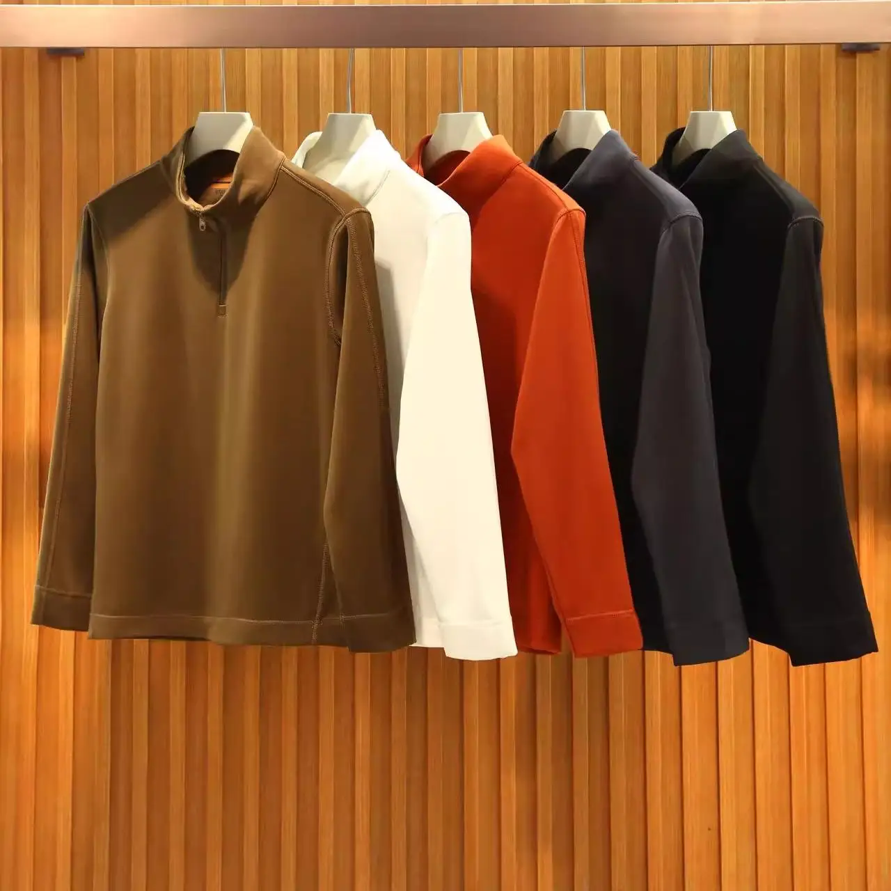 

Acetate Wool Men's Long Sve T-irt Base Layer irt f High Collar Ultra Soft Breathable Faion Urban Sle Winter Pol...