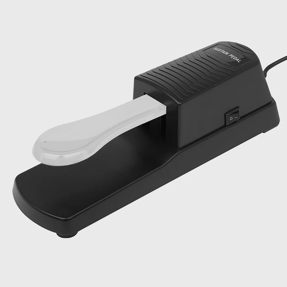 

Sustain Pedal Black Wear Resistant Metal ABS Compact Design Piano Accessories Keyboard Foot Pedal Long Service