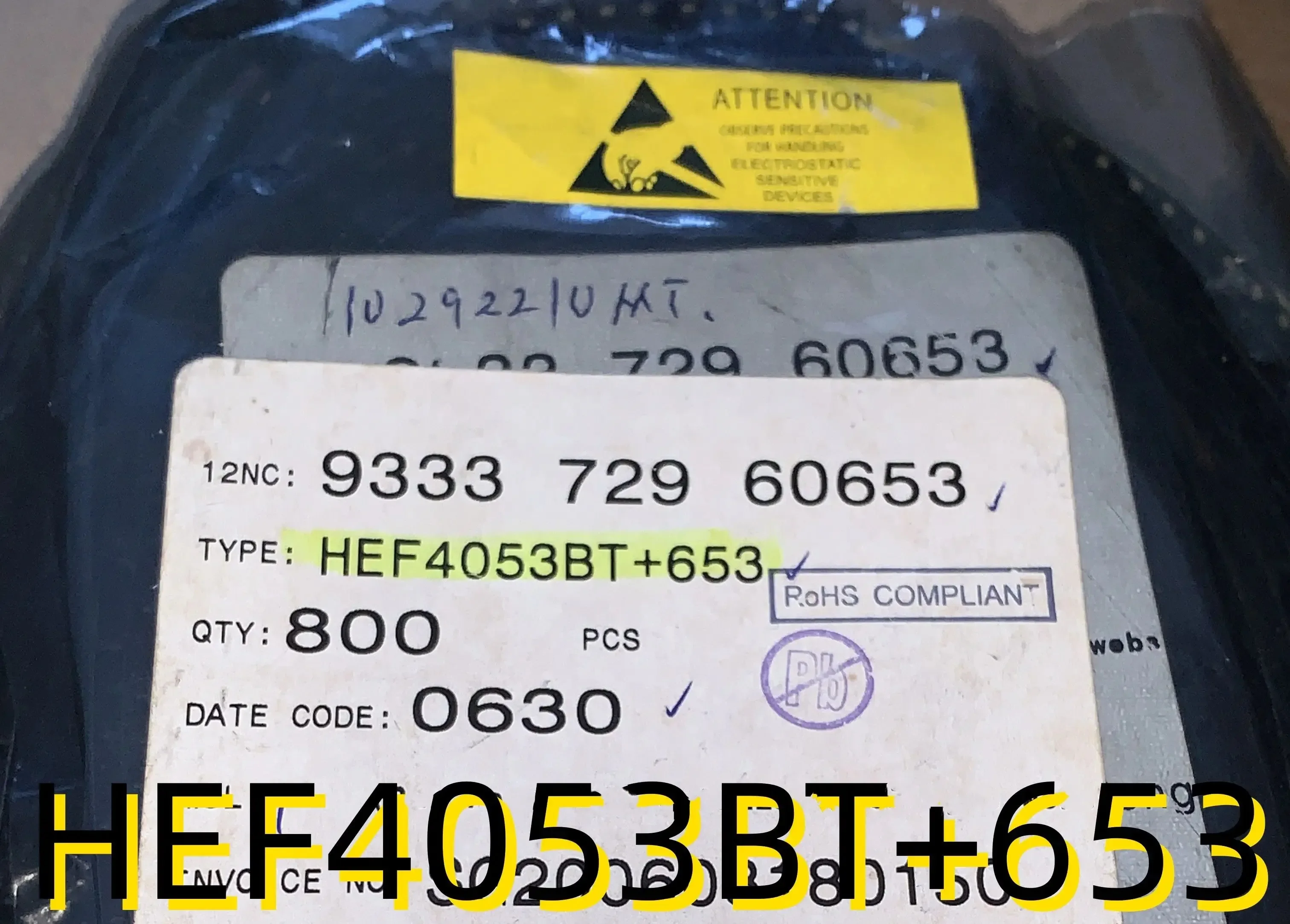 10 Stück HEF4053BT+653