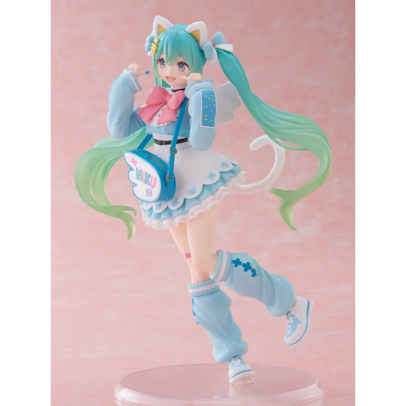 متوفر في المخزون الأصلي TAITO Hatsune Miku موضة يتوهم Ver أنيمي نموذج لجسم جمع هدية عيد ميلاد دمية الحلي لعبة الهدايا #4