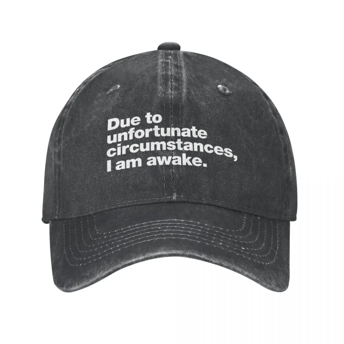 Due to unfortunate circumstances, I am awake. Cap Cowboy Hat fur hat men's hat luxury Women's