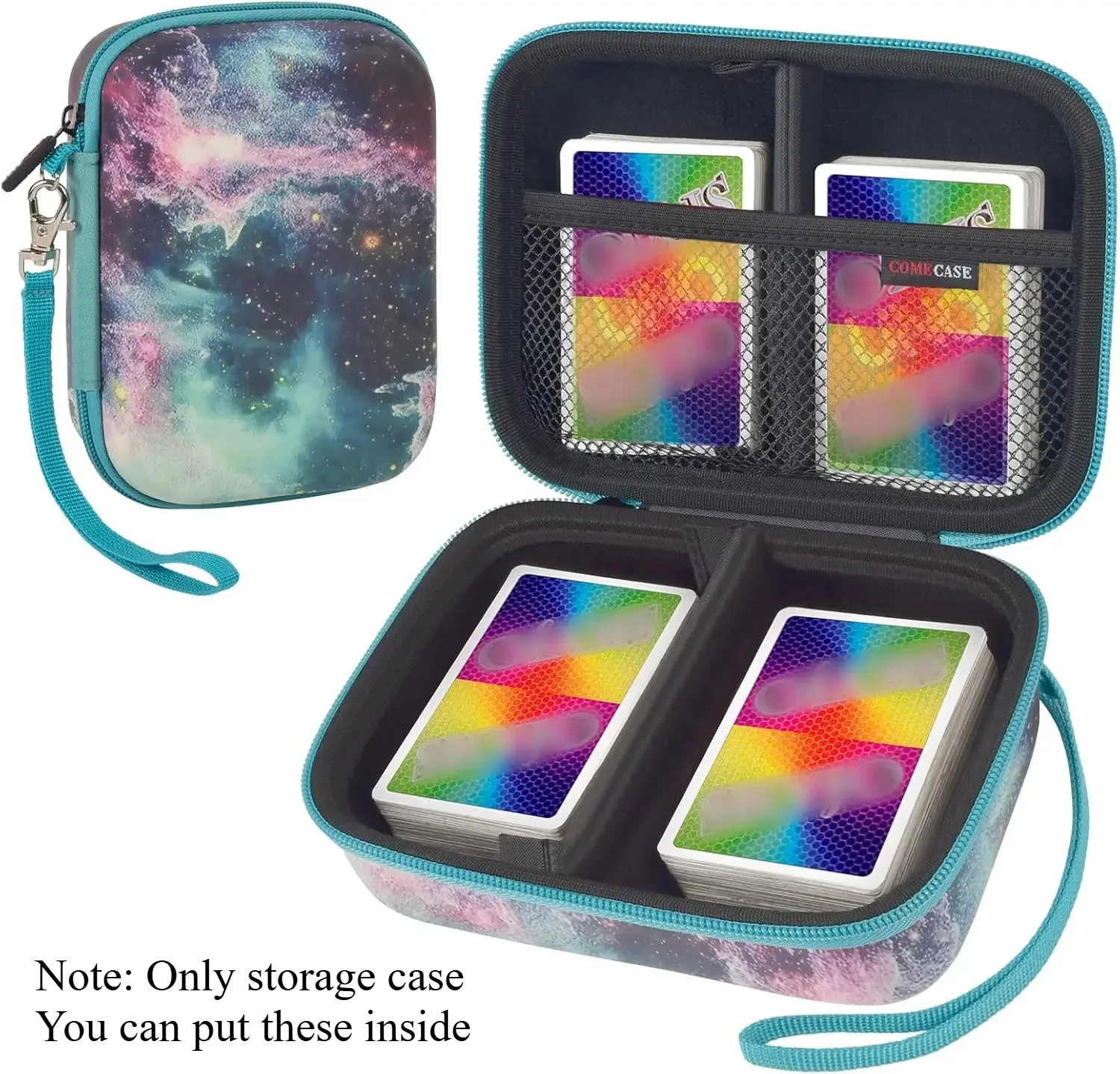 Cards Holder Case Compatible with PM TCG Cards/for SKYJO/for Five Crowns/for UNO/for Phase 10 Playing Cards,  Up to 400 Cards