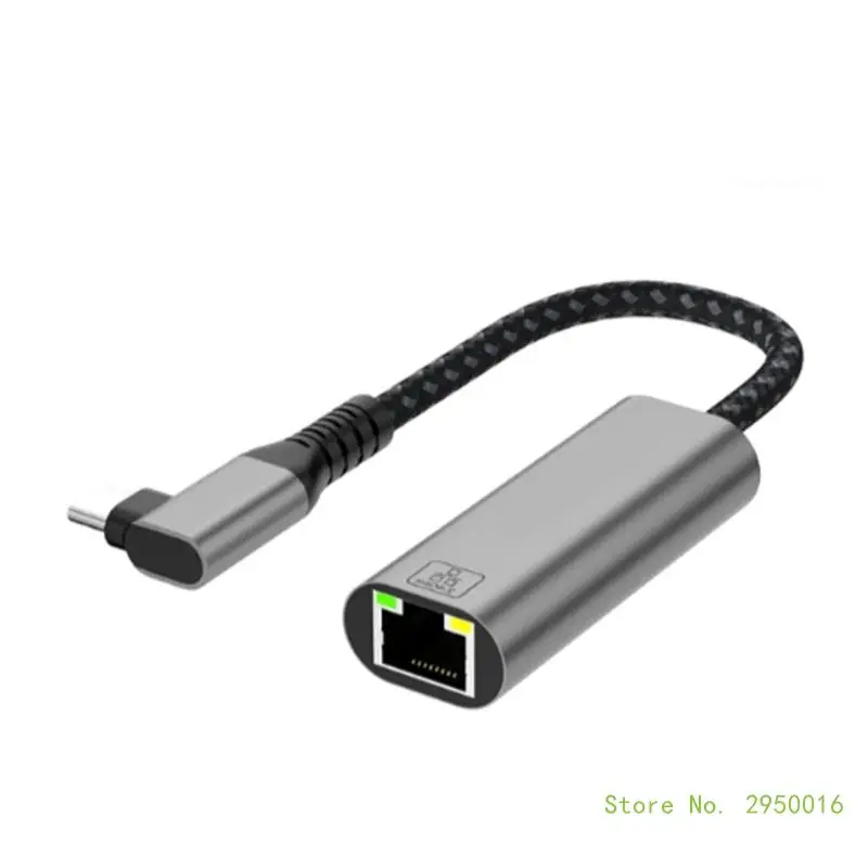 USB naar Ethernet-adapter USB Type C naar RJ45 2,5 Gbps Ethernet LAN-converters