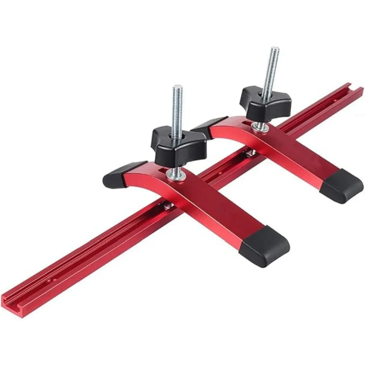 1/2Pcs Quick Acting Hold Down Clamp Aluminum Press Plate Woodworking T-Slot Slide Block Auxiliary Tool for Workbench Table view 6