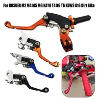 Motocross CNC 360° Labor-saving Anti-slip Folding Brake Clutch Lever For BOSUER BSE Z5 Z7 Z11 M2 M4 M5 M6 Kayo T4 T6 Dirt Bike