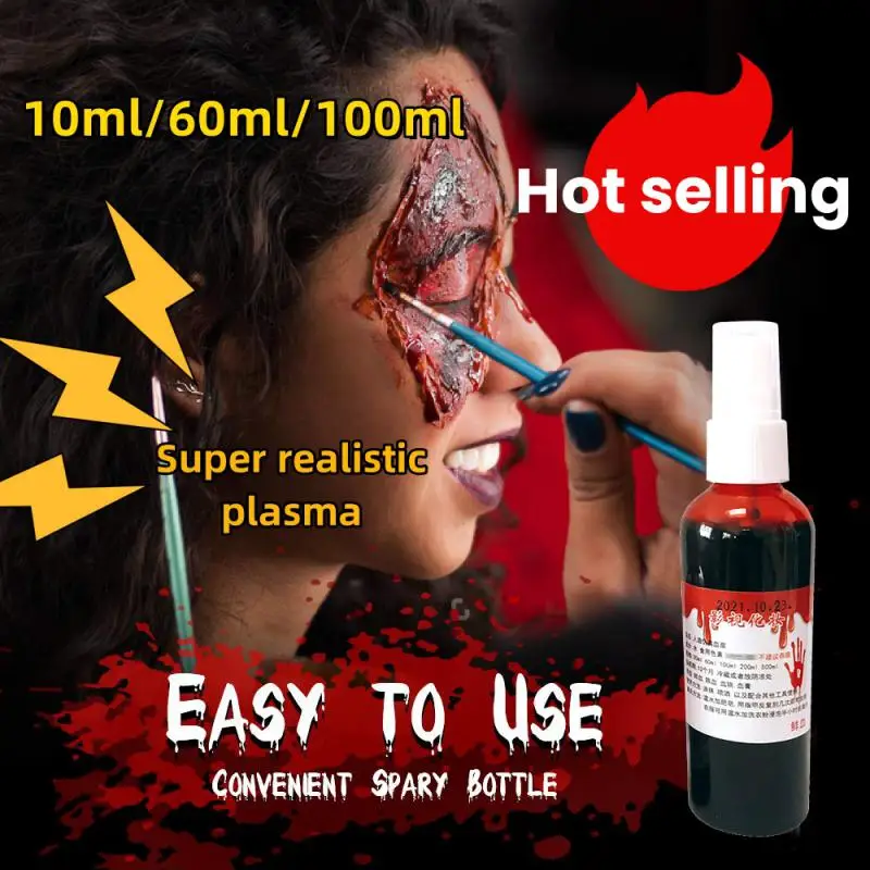 Halloween Fake Blood / Simulations Human Vampire Humans Teeth Hematopoietic / Props Vomiting Edible Pulpbtmv Cos Ultra-realistic