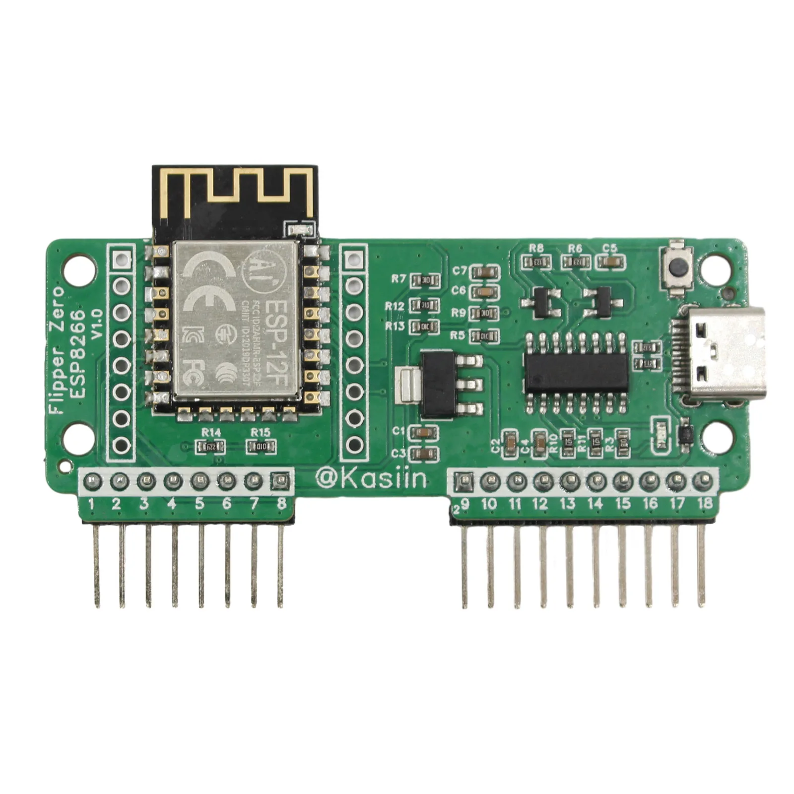 Applicable to Flipper Zero ESP8266 WiFi Module, Flipper Development Board, Support Deauther V2, USB-C, Flipper Zero Accessories