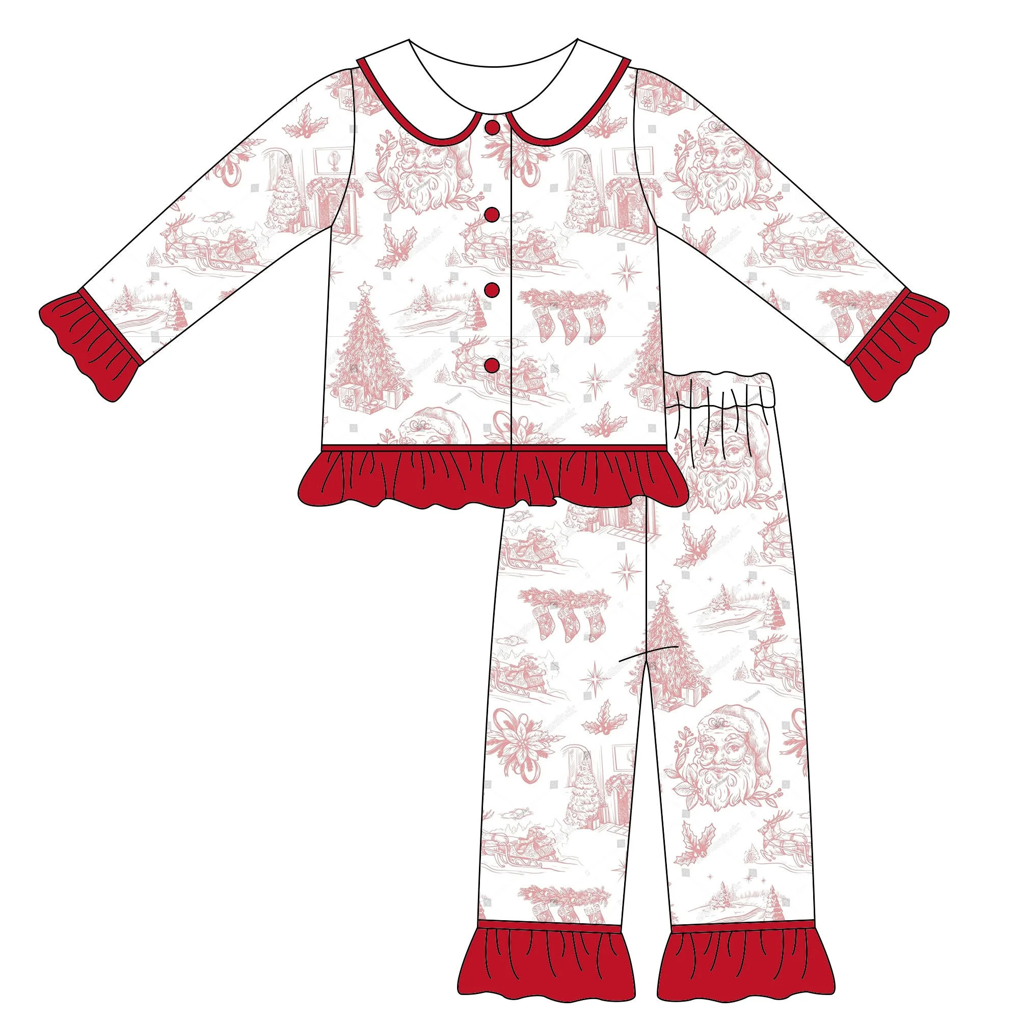 Wholesale Christmas Casul Ruff - Baby Sleep Suit ulasan dan harga