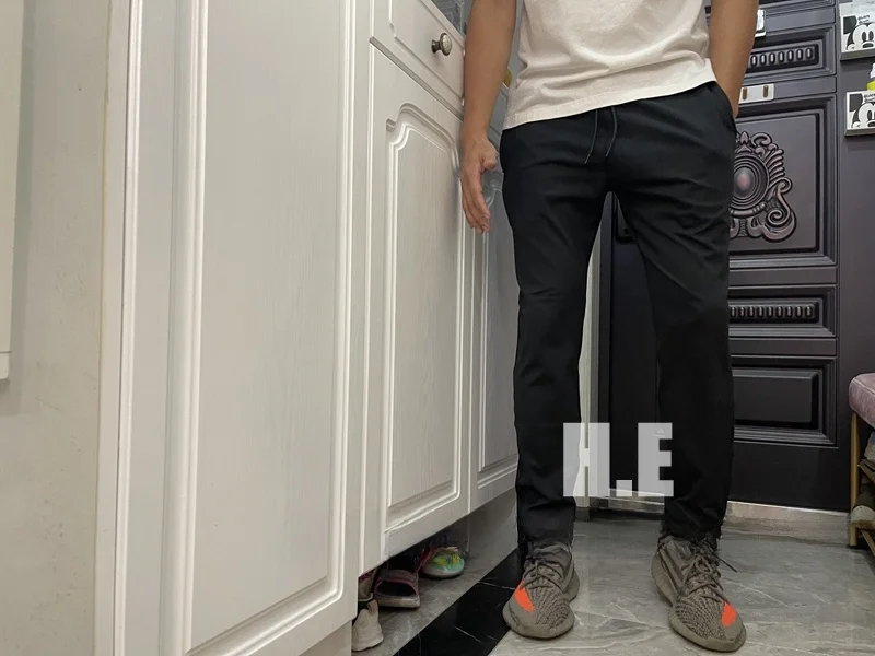 

Gilly His Spring Summer Thin Spor Sle Running Casual Pants Workwear Trousers Cuffed Pants Breathable Youthful Energy