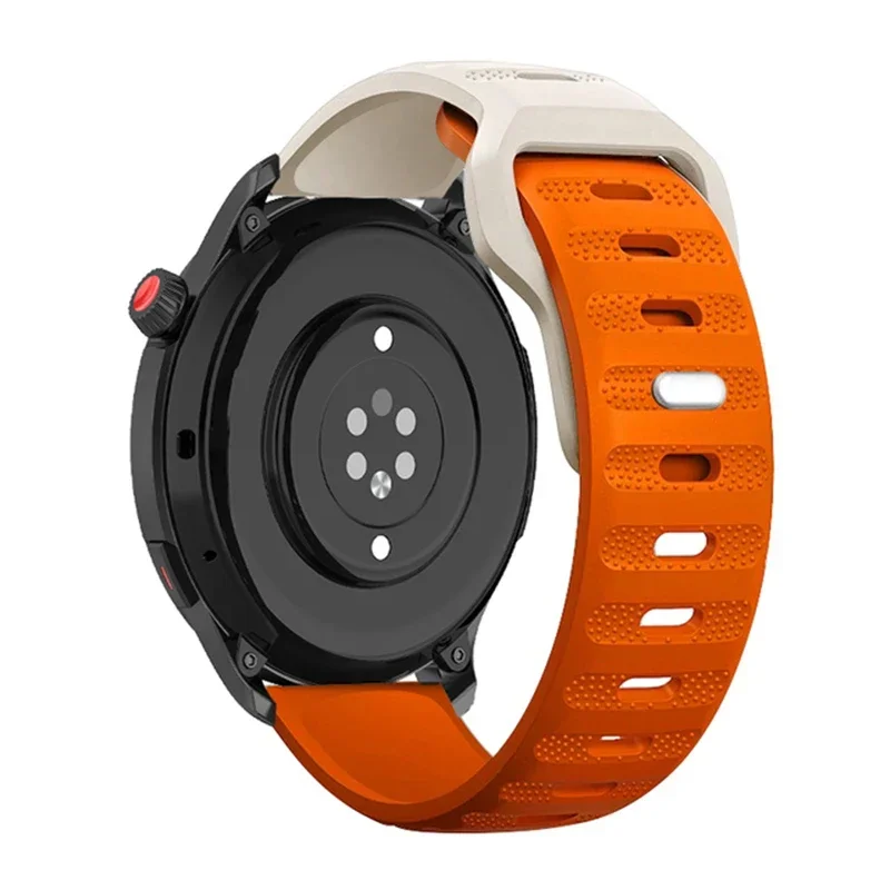 22mm 20mm Silicone Strap for Huawei Watch GT7 Pro GT7-6-5-4 46mm Breathable Wristband for Redmi Watch 5 Active/Lite Band Correa