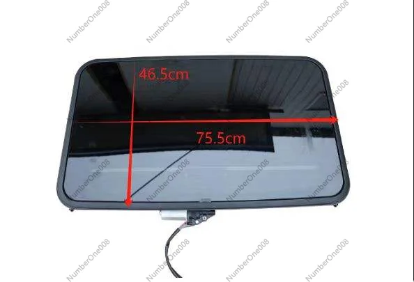 Electric Sliding Car Sunroof Universal Auto Sunroof Assembly for Most Car Models High Transparency