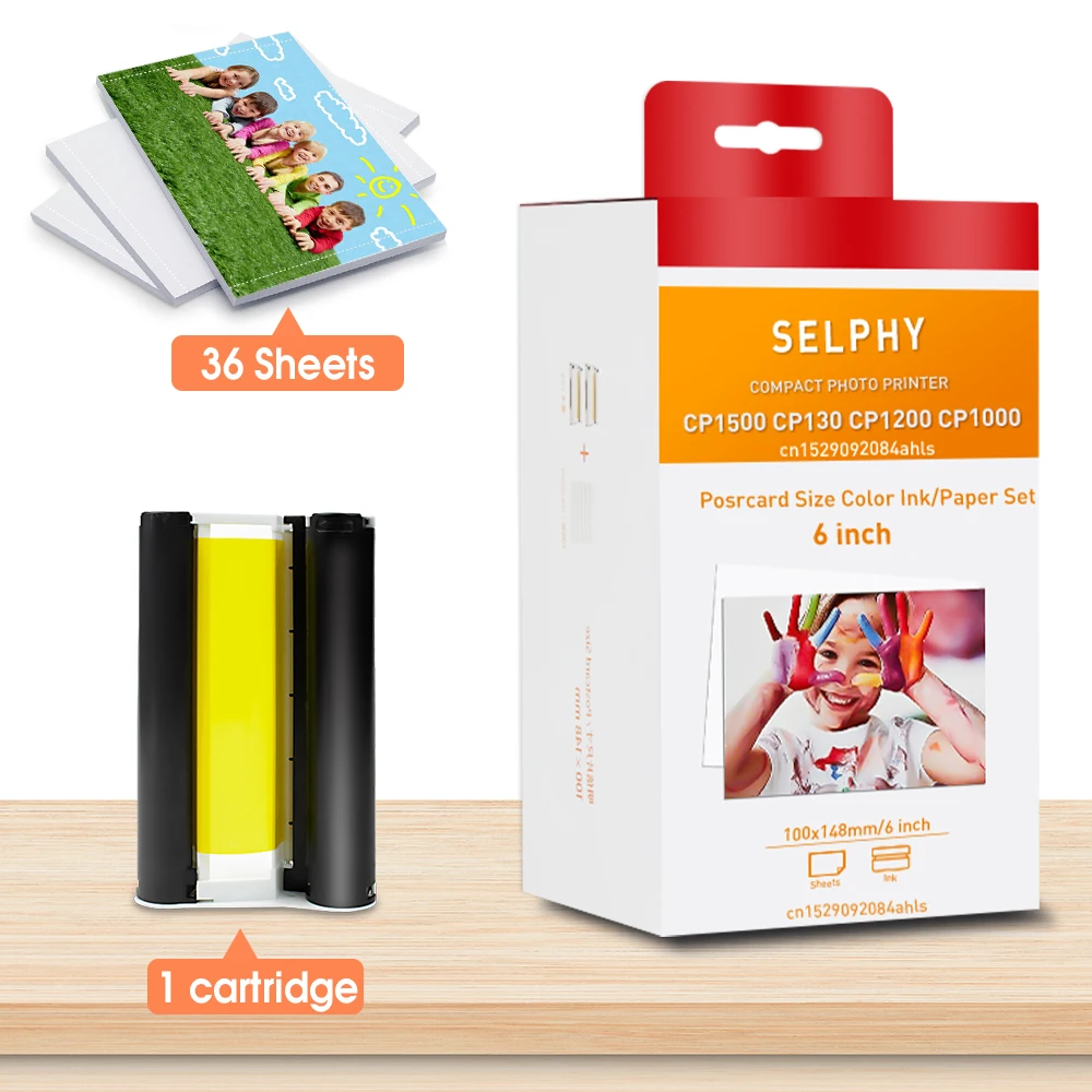 Compatible Canon Selphy CP1300 CP1500 CP1200 CP1000 Ink Cassette
