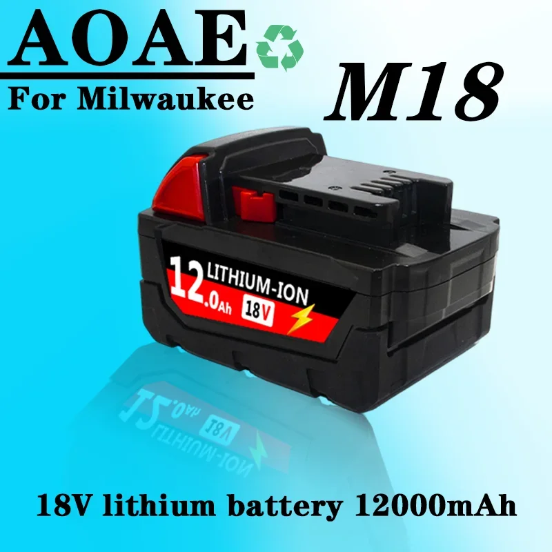 6000mAH/12000mAH For Milwaukee M18 18V Replacement For Milwaukee M18B5 XC Li-ion battery 48-11-1815 48-11-1850 2604-22 2604-20