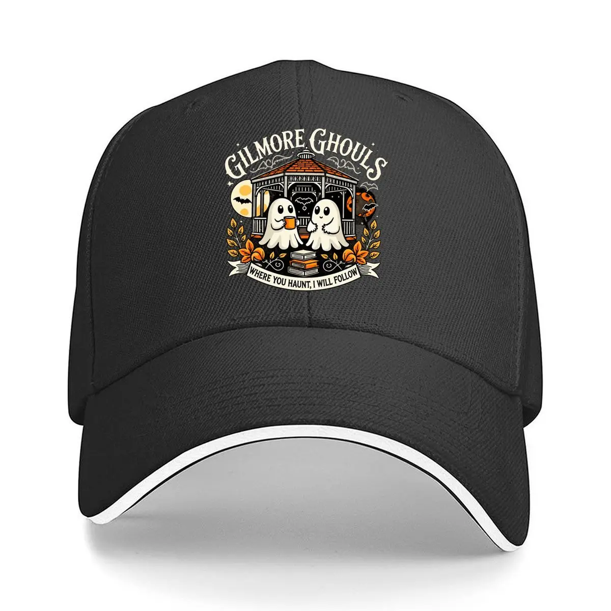 Gilmore Ghouls Where You Haunt I Will Follow Halloween Hip Hop hat Fashion Outdoor Sports Sandwich Baseball Cap
