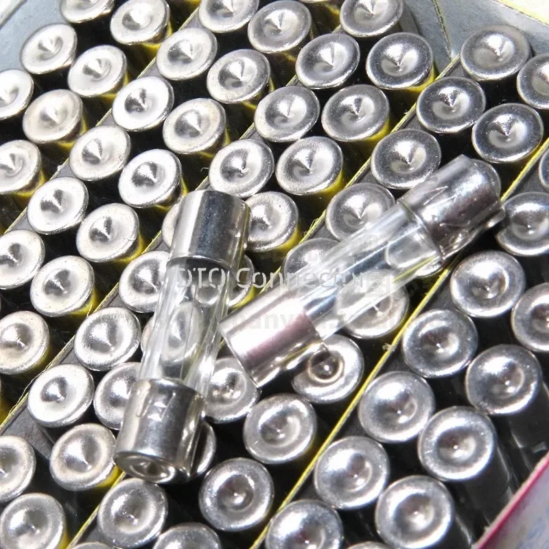 100pcs Glass fuse 5*20mm  6*30mm 0.1A 0.2A 0.3A 0.5A 1A 2A.3A 5A 8A 10A 15A 20A 250V  5*20 6*30 mm