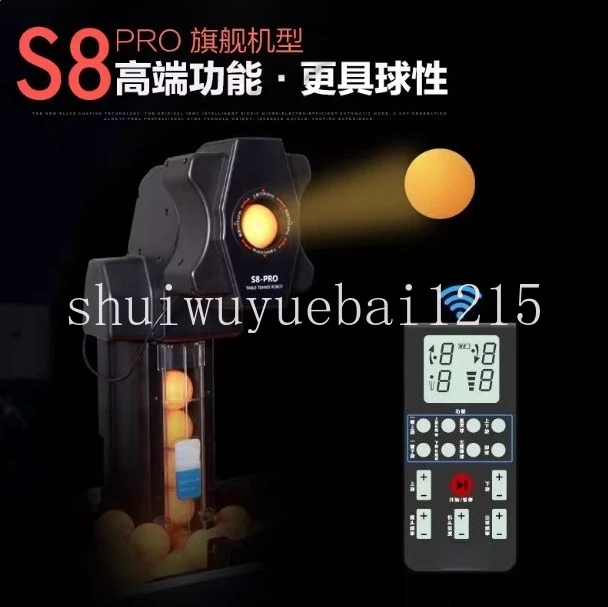 Huipang S8-PRO/JT-A Robot for Table Tennis Serving Robot Machine Full-automatic Programmable Table Tennis Trainer Ping Pong