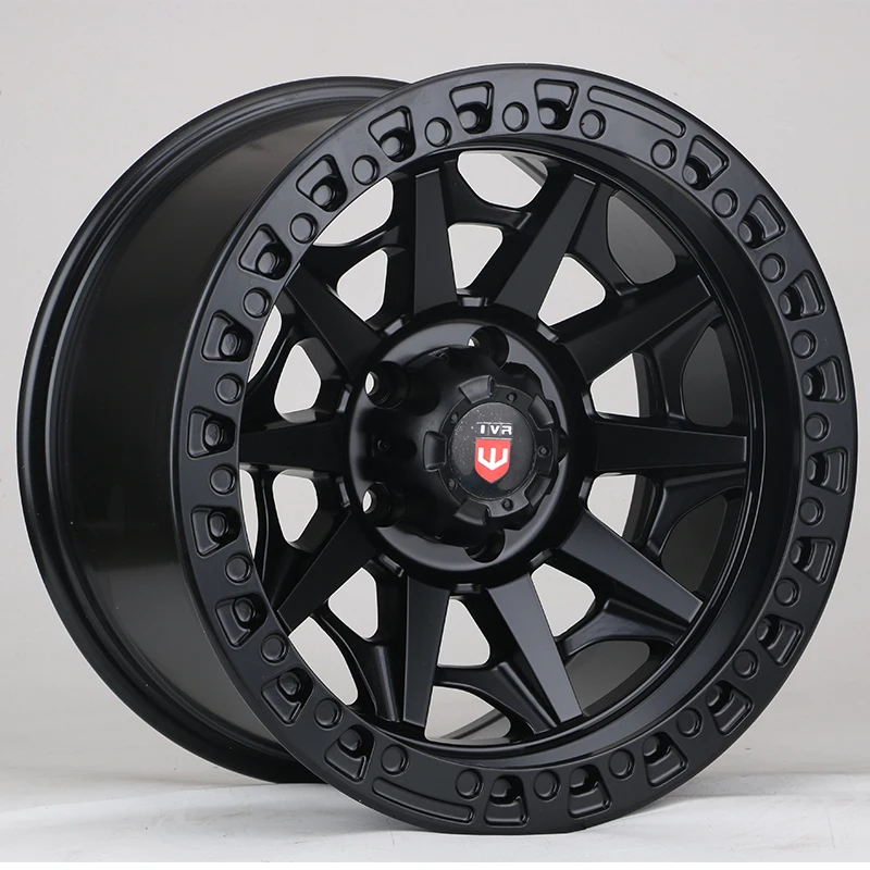 17 * 9j Inch Off-road Modified Upgraded Wheel SUV 4x4 Black 6 * 139.7 Vintage Mesh Concave Design 5*127