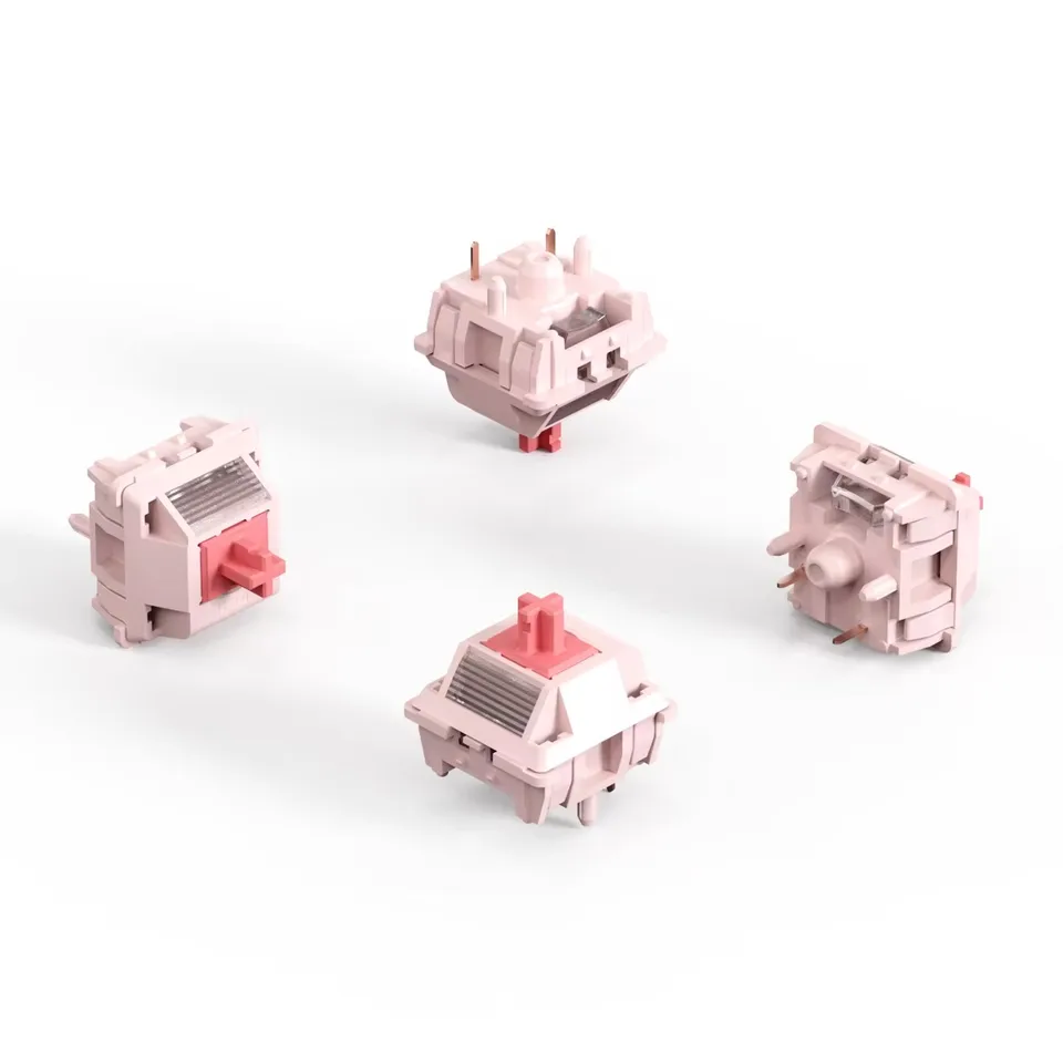 BSUN Light Sakura Switch 37g/43g Mechanical Keyboard Switch Hifi