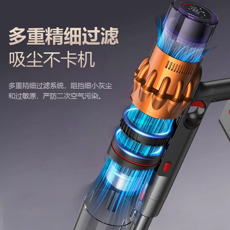 مكنسة كهربائية لاسلكية جديدة لعام 2025 منزلية كبيرة الحجم ومزيل عث السجاد وشعر الحيوانات الأليفة