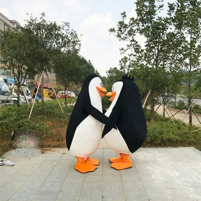 Cosplay pingüino personaje de dibujos animados disfraz de mascota ceremonia publicitaria vestido de lujo fiesta de cumpleaños Animal carnaval realizar accesorios M