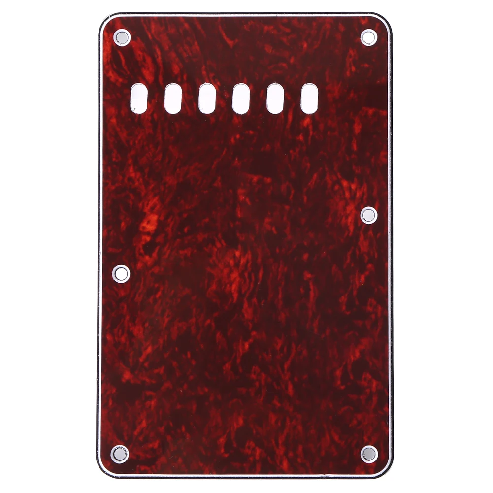 Guitar Bass Instrument Accessories 6 Holes Guitar Tremolo Cavity Cover Back Plate for Fender ST SQ Electric Guitar